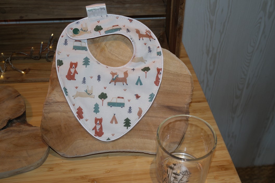 Bavoir bandana balade en forêt