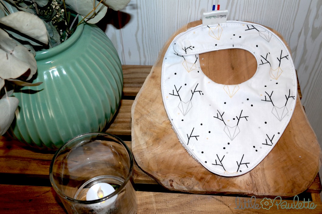 Bavoir bandana cerf