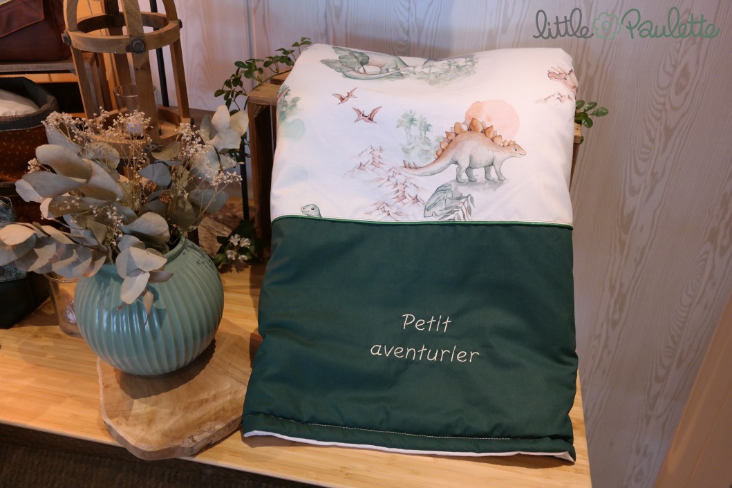 Couverture pour bébé en polaire chaude - Petit aventurier
