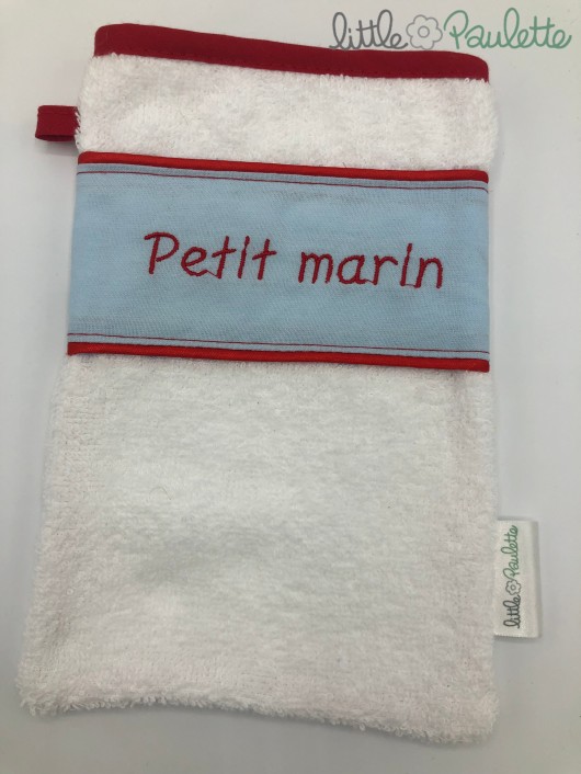 Gant de toilette - Petit marin