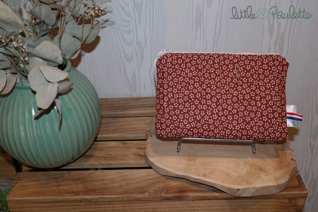 La trousse à maquillage matelassée - Gertrude