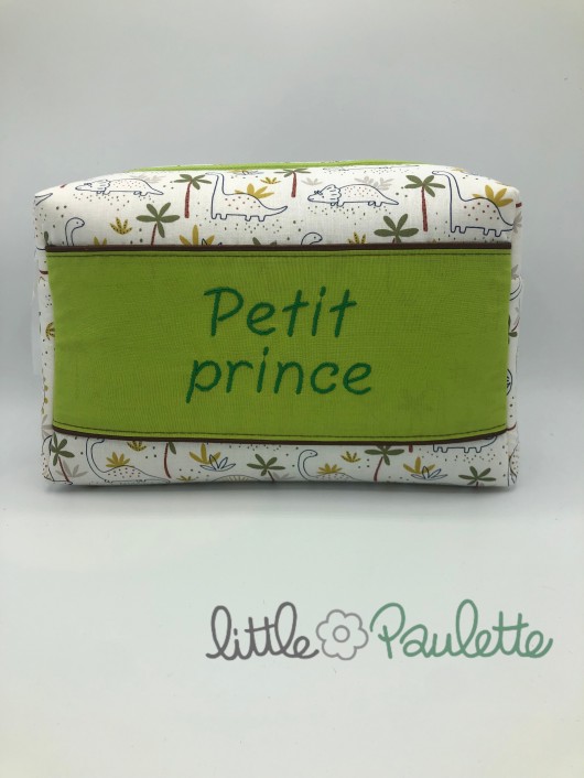 Trousse de toilette brodée - Petit prince